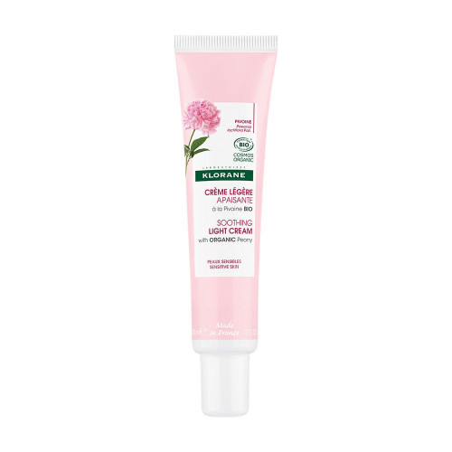 KLORANE Pivoine Crème Légère Apaisante 40ml - Peaux Sensibles