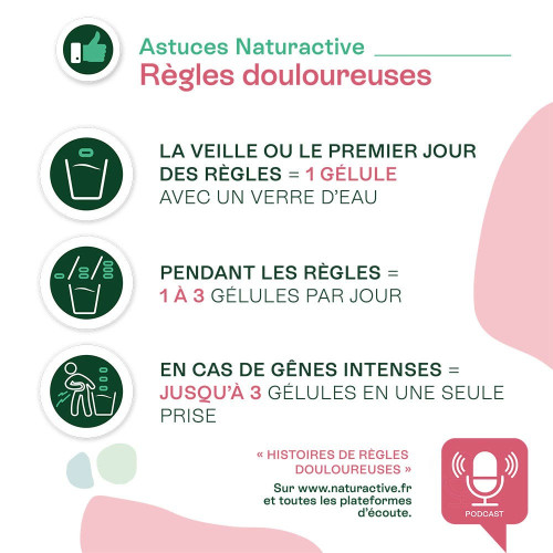 Naturactive Règles Douloureuses Bio 30 Gélules - Soulagement Naturel