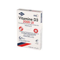 IBSA Vitamine D3 2000UI - 30 Films pour Immunité et Os Solides