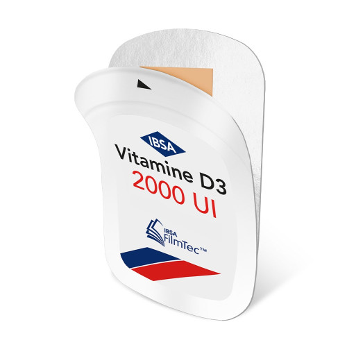 IBSA Vitamine D3 2000UI - 30 Films pour Immunité et Os Solides