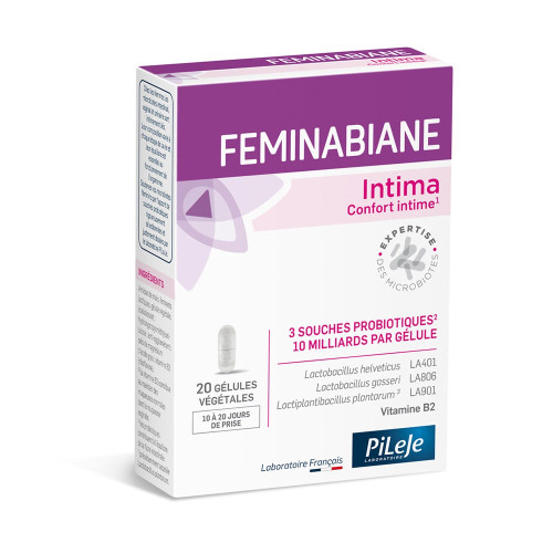 Feminabiane Confort Intime 20 Gélules - Soutien Microbiote Vaginal