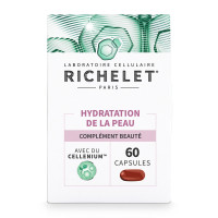 RICHELET Hydratation Peau 60 Capsules - Acide Hyaluronique, CELLENIUM