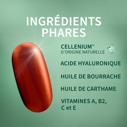RICHELET Hydratation Peau 60 Capsules - Acide Hyaluronique, CELLENIUM