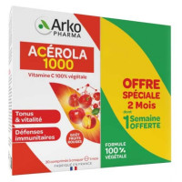 ARKOPHARMA Azinc Acérola 1000 - 60 Comprimés - Boost Immunité