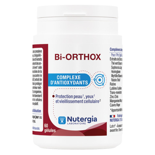 NUTERGIA Bi-Orthox 60 - Protection cellulaire antioxydante