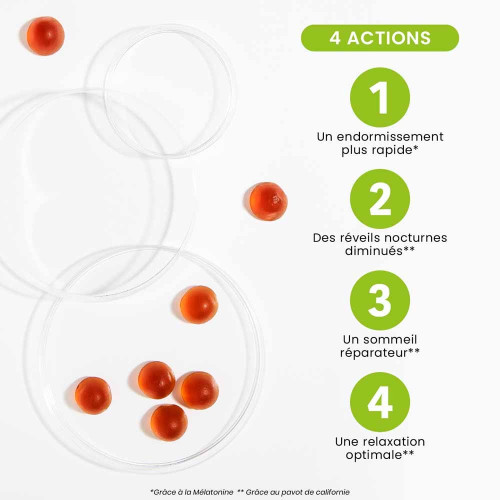 Santarome Somnifor 30 Gummies - Aide Sommeil Relaxant