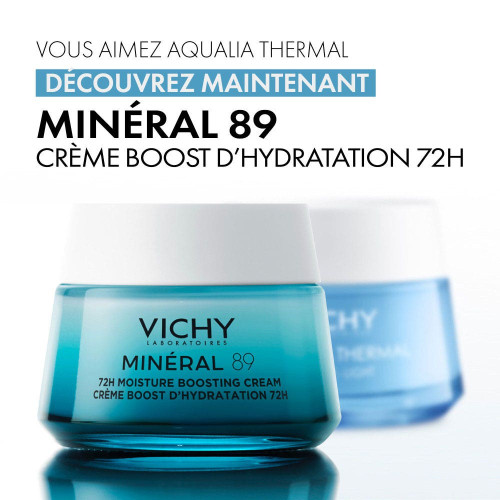 VICHY Minéral 89 Hydratation 72H Riche 50ml - Soin Fortifiant