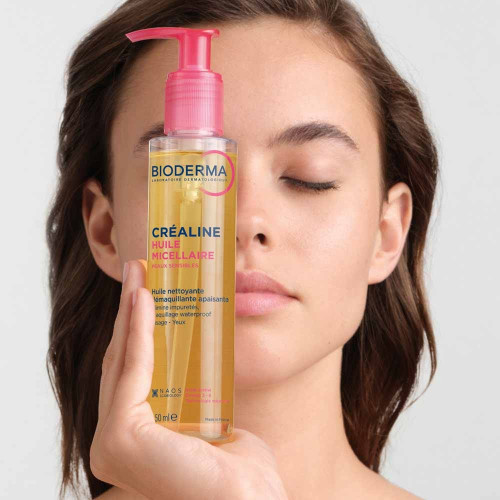 BIODERMA Créaline Huile Micellaire 150ml - Nettoyage Doux