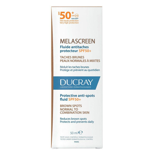 Ducray Melascreen Fluide SPF50+ 50ml - Protection et Antitaches