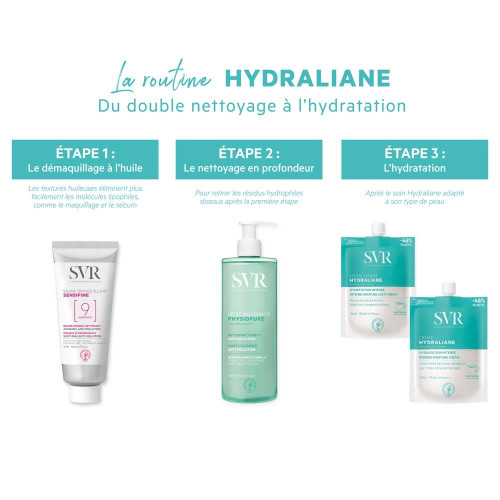 SVR Hydraliane Crème Légère 50ml - Hydratation Intense Naturelle