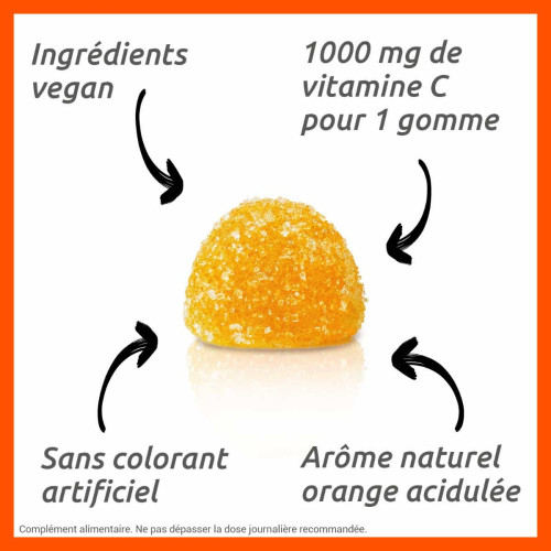 Gommes Vitamine C 1000mg 30 Gommes
