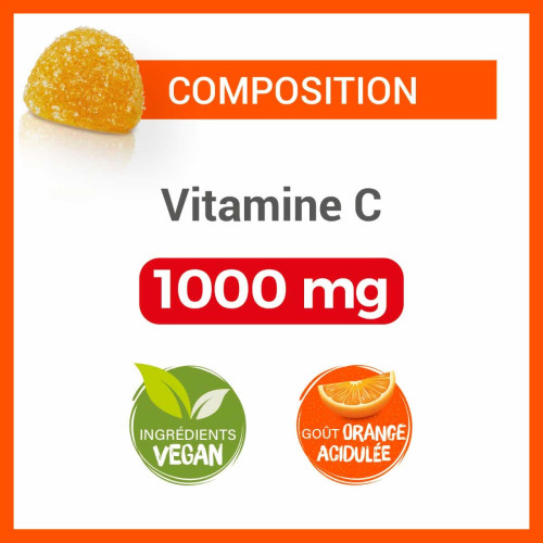 Gommes Vitamine C 1000mg 30 Gommes