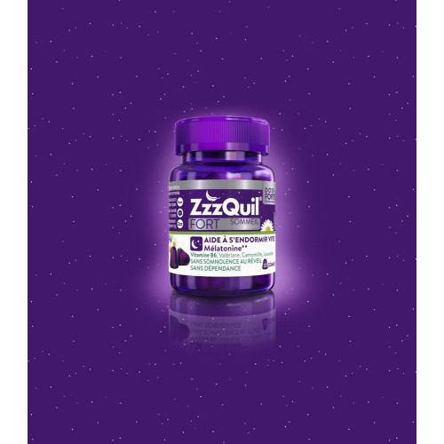 ZzzQuil Fort Sommeil 30 gommes Arôme Fruits des bois