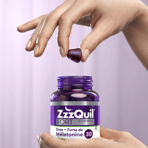 ZzzQuil Fort Sommeil 30 gommes Arôme Fruits des bois