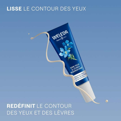 Soin Yeux & Lèvres Redensifiant Gentiane Bleue et Edelweiss 10 ml