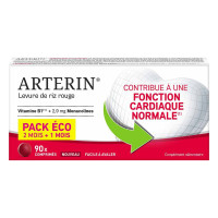Levure de Riz Rouge 2,9 mg, 90 Comprimés