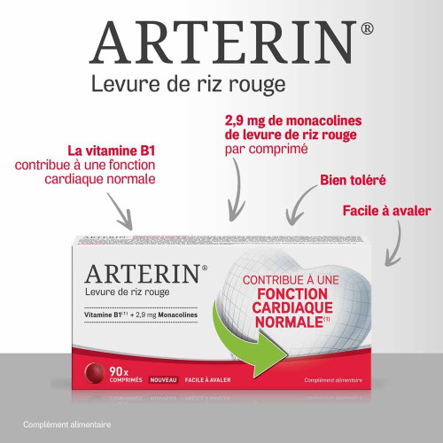 Levure de Riz Rouge 2,9 mg, 90 Comprimés