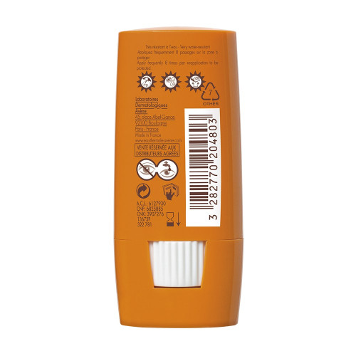 AVENE Stick Zones Sensibles SPF50+ 8g Protection UVA UVB