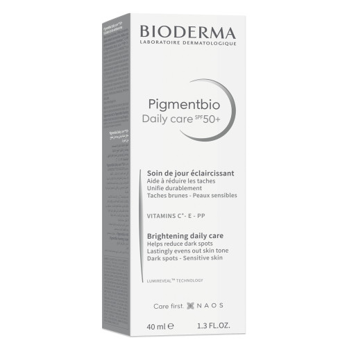 BIODERMA Pigmentbio Soin Jour SPF50+ 40ml - Éclaircit et Protège