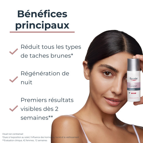 Eucerin Anti-Pigment Nuit 50ml - Unifie et Régénère la Peau
