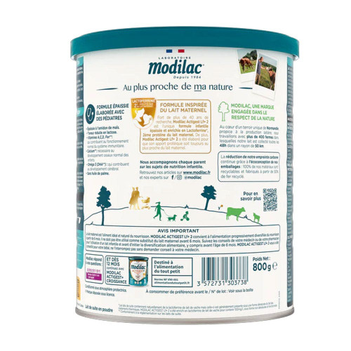 Actigest 2 formule épaissie Lf+ 800 g