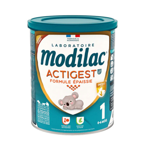 Modilac Actigest 1er âge 800g Lait épaissi sans huile de palme