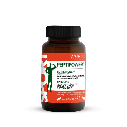 Weleda PeptiPower 60 gélules Masse Musculaire Tonus Vitalité
