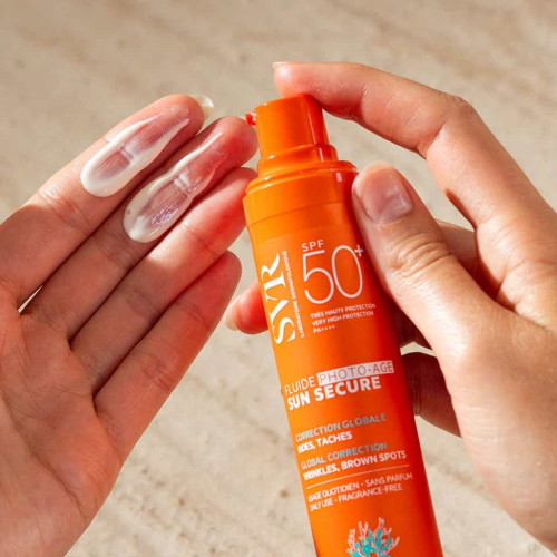 SVR Sun Secure Fluide Photo-Age SPF50+ 40ml Anti-Âge Peaux Sensibles