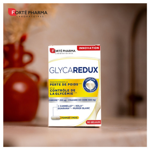 FORTE PHARMA Glycaredux 90 gélules Régule Glycémie et Contrôle Poids