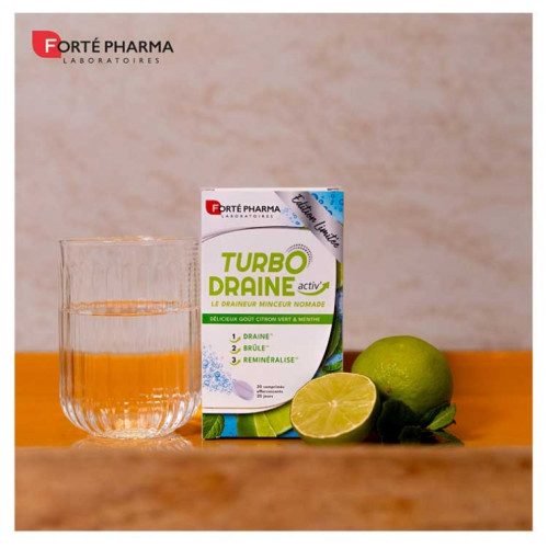 FORTE PHARMA Turbodraine Activ 20 Comprimés Effervescents Minceur
