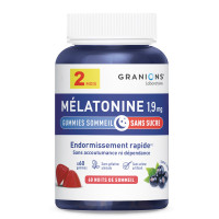 Granions Mélatonine 1,9 mg 60 Gummies Sommeil Réparateur - Pharma360
