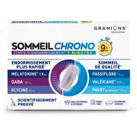Granions Sommeil Chrono 30 Comprimés Endormissement Rapide et Réparateur