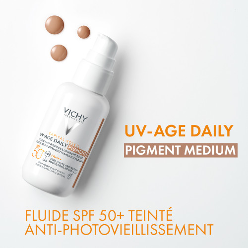 Vichy Capital Soleil UV-Age Fluide Teinté SPF50+ 40ml Anti-âge Pharma360