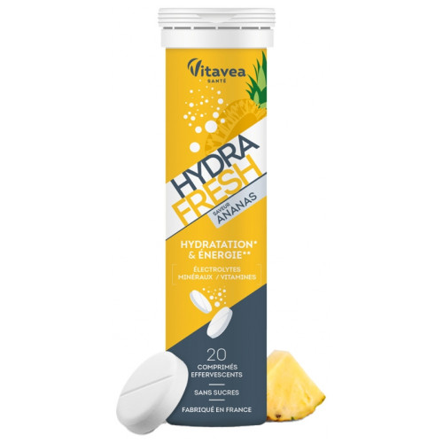 Vitavea Hydrafresh 20 comprimés Énergie et Hydratation Isotonique