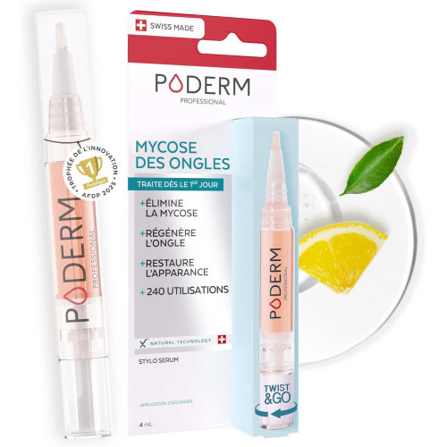 Poderm Stylo Sérum Mycose Ongles 4ml Ongles Sains Rapidement Pharma360