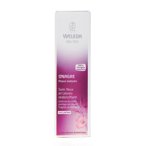 Weleda Onagre Soin Yeux Lèvres 10mL - Atténue Rides, Décongestionne