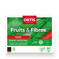 Ortis Fruits & Fibres Forte 12 Cubes Transit Intestinal Rapide Pharma360