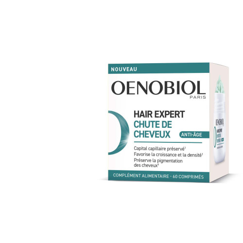 Oenobiol Hair Expert Anti-Age 60 Comprimés Vitalité Cheveux Pharma360