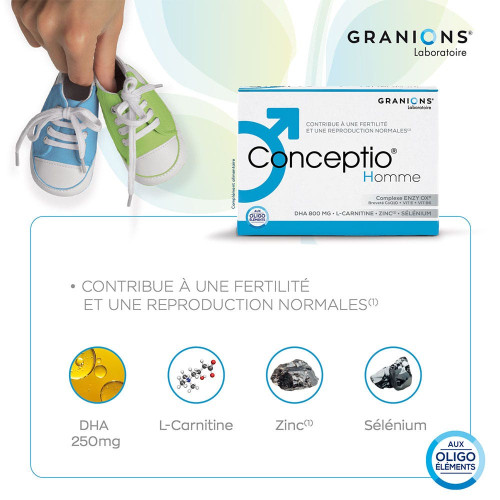 Granions Conceptio Homme Femme 120 Caps Améliore Fertilité Pharma360