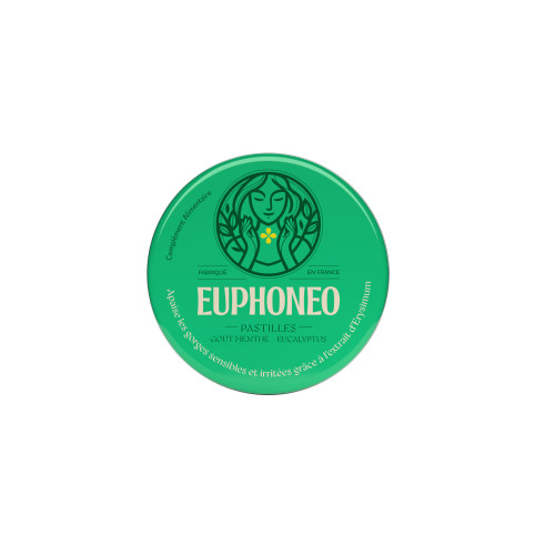 MAYOLY Euphoneo Menthe Eucalyptus 50 pastilles Apaisement Gorge