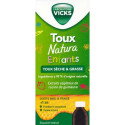 Vicks Toux Natura Enfants 140 ml Soulagement Doux Toux Sèche Grasse