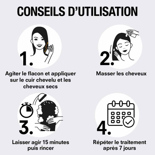 Pouxit Shampooing Anti-Poux Lentes Abricot 200ml Efficace Naturel