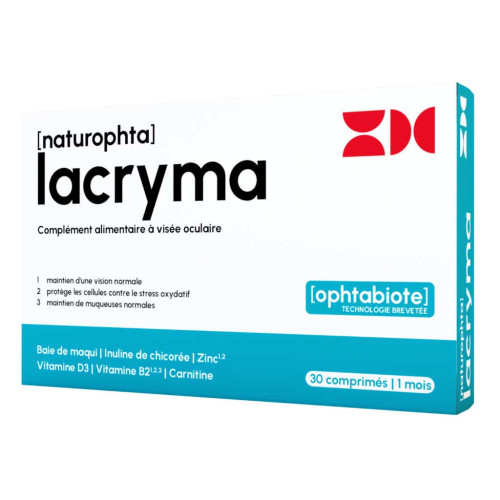 Dulcis Health NaturOphta Lacryma 30 comprimés Vision Confort Oculaire