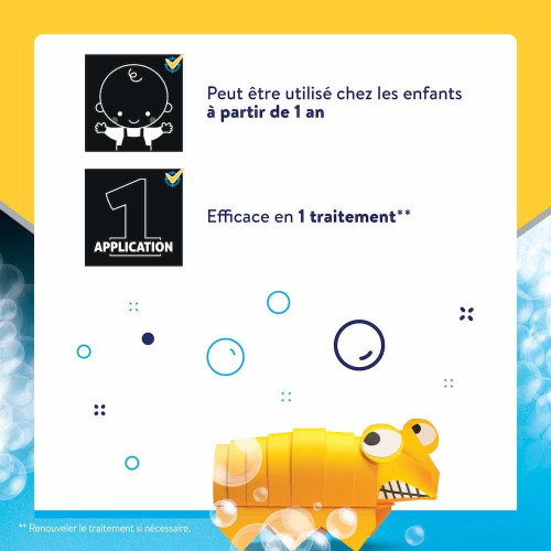 Apaisyl Anti-Poux Shampooing 3en1 100ml Élimine Poux en 5 Min