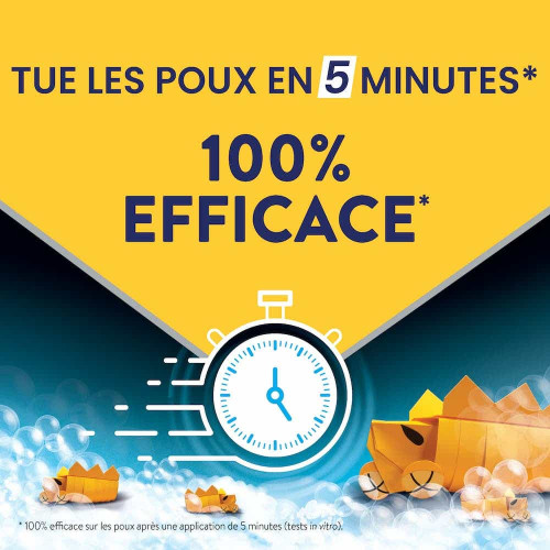 Apaisyl Anti-Poux Shampooing 3en1 100ml Élimine Poux en 5 Min