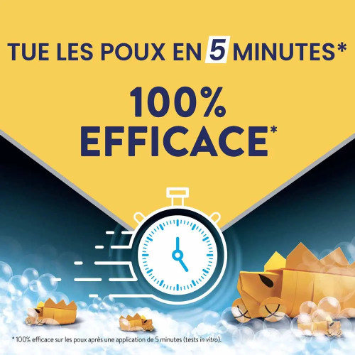 Apaisyl Anti-Poux Shampooing 3en1 200ml Élimine poux lentes 5 min