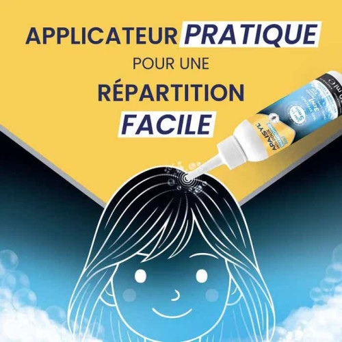 Apaisyl Anti-Poux Shampooing 3en1 200ml Élimine poux lentes 5 min