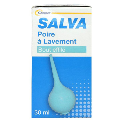 COOPER Salva Poire Lavement Effilée 30 ml Nettoyage Auriculaire Efficace