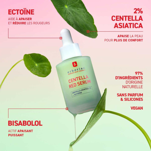 Erborian Centella Red Serum 30ml Sérum Anti-Rougeurs Apaisant