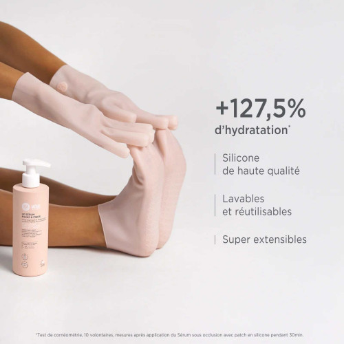 Même Chaussettes Hydratantes Réutilisables 1 paire Pieds Doux Pharma360
